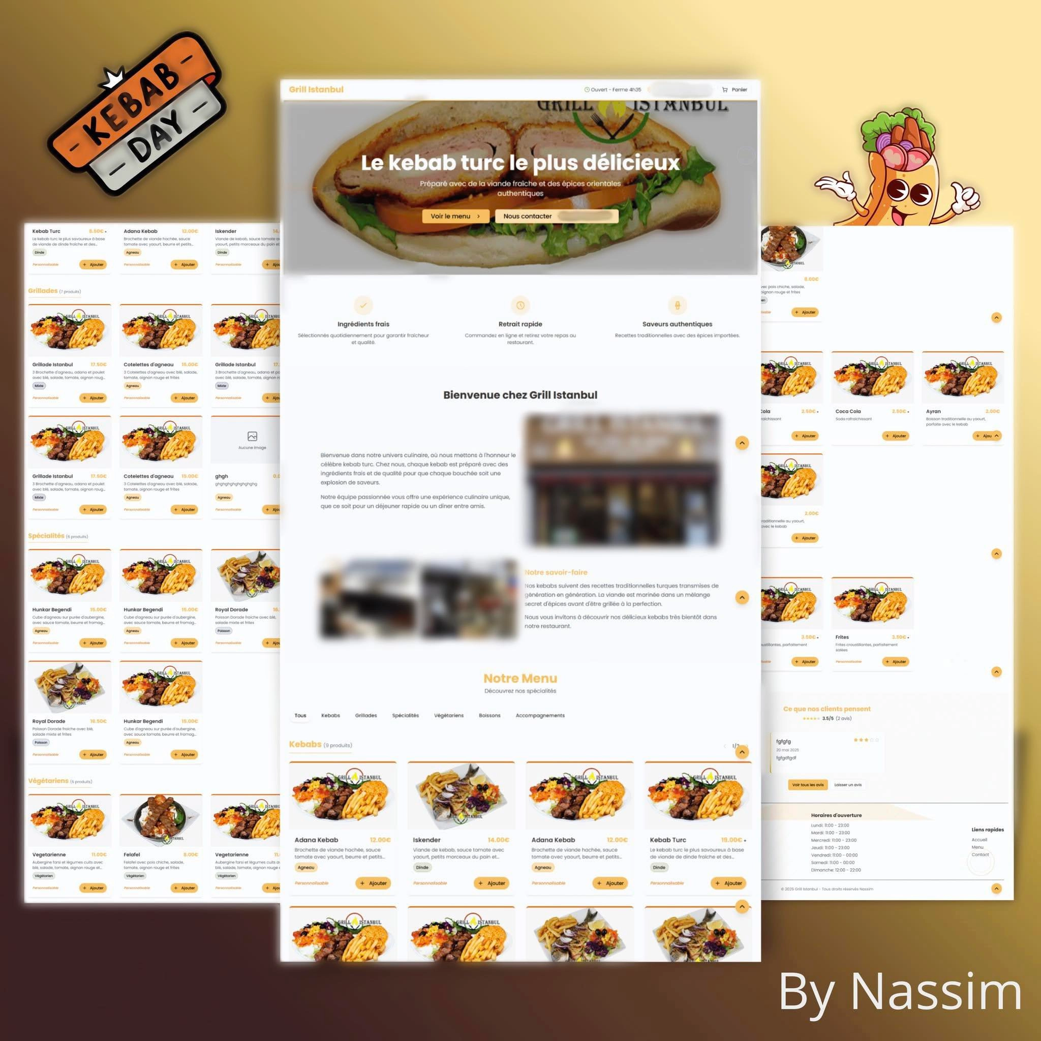 Projet Restaurant Kebab - Commande en ligne