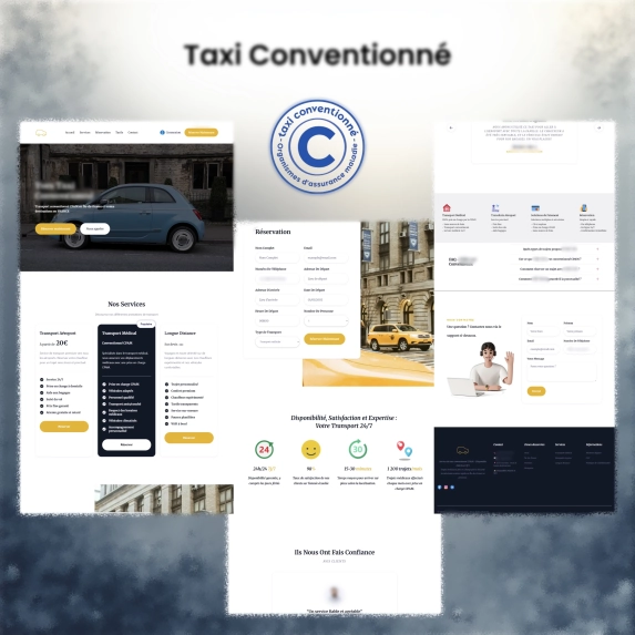 Projet Taxi Conventionné - Réservation en ligne